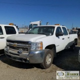 2008 CHEVROLET SILVERADO 2500HD LS, 6.6L DURAMAX DIESEL, 4X4, CREW CAB, LONG BED. WEBASTO HEAT