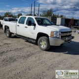 2012 CHEVROLET SILVERADO 2500HD LS, 6.6L DURAMAX DIESEL, 4X4, CREW CAB, LONG BED. WEBASTO HEAT