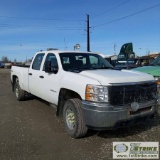 2012 CHEVROLET SILVERADO 2500HD LS, 6.6L DURAMAX DIESEL, 4X4, CREW CAB, LONG BED. WEBASTO HEAT