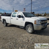 2012 CHEVROLET SILVERADO 2500HD LS, 6.6L DURAMAX DIESEL, 4X4, CREW CAB, LONG BED. WEBASTO HEAT