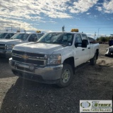 2012 CHEVROLET SILVERADO 2500HD LS, 6.6L DURAMAX DIESEL, 4X4, CREW CAB, LONG BED. WEBASTO HEAT