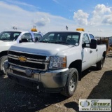 2012 CHEVROLET SILVERADO 2500HD LS, 6.6L DURAMAX DIESEL, 4X4, CREW CAB, LONG BED. WEBASTO HEAT