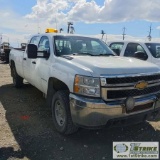 2012 CHEVROLET SILVERADO 2500HD LS, 6.6L DURAMAX DIESEL, 4X4, CREW CAB, LONG BED. WEBASTO HEAT