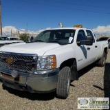 2012 CHEVROLET SILVERADO 2500HD LS, 6.6L DURAMAX DIESEL, 4X4, CREW CAB, LONG BED. WEBASTO HEAT