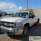 2009 CHEVROLET SILVERADO 2500HD LS, 6.6L DURAMAX DIESEL, 4X4, CREW CAB, LONG BED. WEBASTO HEAT