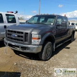 2009 FORD F-250 SUPERDUTY XL, 6.4L POWERSTROKE DIESEL, 4X4, CREW CAB, LONG BED