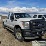 2012 FORD F-350 SUPERDUTY XL, 6.7L POWERSTROKE DIESEL, 4X4, CREW CAB, LONG BED. UNKNOWN MECHANICAL P