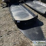 SNOW MACHINE SLED, 10FT 4IN LONG X 3FT 4IN WIDE, PINTLE TOW HITCH