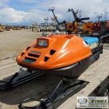 SNOW MACHINE, 1988 SKI-DOO TUNDRA. SINGLE CYLINDER, 2 STROKE, AIR COOLED