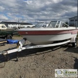 BOAT, STARCRAFT HERITAGE 1901, 19FT FIBERGLASS, MERCRUISER 3.1L 4CYL INBOARD, PROP OUTDRIVE, WITH TR