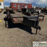 UTILITY TRAILER, 1993, 16FT X 7FT, WITH RAMPS, TANDEM AXLE