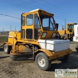 SWEEPER, BROCE BROOM MODEL RJ300, EROPS, 4CYL CUMMINS DIESEL, 8FT BRUSH W/WATER TANK