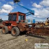 TRENCHER, 2000 DITCH WITCH, 8020T. PUSH BLADE, 4 CYL JOHN DEERE DIESEL