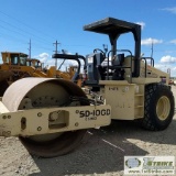 VIBRATORY COMPACTOR, 2002 INGERSOLL RAND SD-100D C SERIES, 84IN SINGLE DURM, OROPS, 4CYL CUMMINS