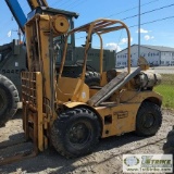 FORKLIFT, PETTIBONE GA-60, 5600LB CAPACITY, 130IN LIFT HEIGHT, 6CYL PROPANE ENGINE. UNKNOWN MECHANIC