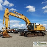 EXCAVATOR, 2005 JOHN DEERE 450C LC, EROPS, QUICK ATTACH DIG BUCKET, THUMB