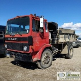 1981 RENAULT MACK DUMP TRUCK. UNKNOWN MECHANICAL PROBLEMS. NO TITLE