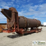 TROMMEL, CEDAR RAPIDS, 7FT X 30FT, WITH 40HP MOTOR. BUYER MUST LOAD