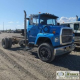 1994 FORD L8000, CUMMINS 8.3L DIESEL, SINGLE AXLE