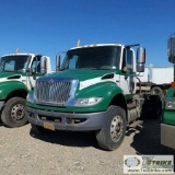 SEMI TRACTOR, 2013 INTERNATIONAL DURASTAR MODEL 4400 SBA 6X4, MAXX FORCE DIESEL ENGINE, AUTOMATIC TR