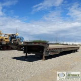 SEMI EQUIPMENT TRAILER, 2009 LANDOLL 410. 100,000LB CAPACITY,Â TRIPLE AXLE, TILT DECK, 43FT LOWER PL