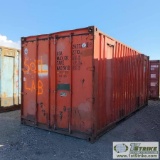 SHIPPING CONTAINER, 20FT, STEEL CONSTRUCTION