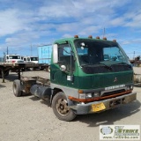 1998 MITSUBISHI FUSO, CAB MODEL FE649F6LSUB, 4CYL DIESEL ENGINE, AUTO TRANSMISSION, CAB AND CHASSIS,