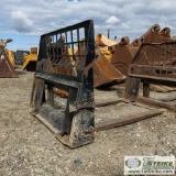 SKIDSTEER ATTACHMENT, PALLET FORKS, CATERPILLAR, 48IN