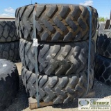 4 EACH. LOADER TIRES, 3EA 20.5 R25, 1EA 23.5 R25.