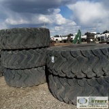 5 EACH. TIRES, 20.5 X 25 BRIDGESTONE