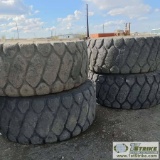 4 EACH. TIRES, 29.5 X 25 BRIDGESTONE