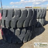 4 EACH. TIRES, GOODYEAR L-4, 26.5 X 25