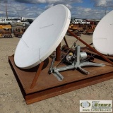 SATELLITE DISH, HUGHES NET, WITH BASE, MOUNT, CABLES