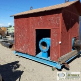 PUMP SHACK WITH GORMAN RUPP MODEL RP14A06 PUMP, 15.5IN IMPELLER, 14IN INPUT/OUTPUT. 125HP 3PH ELECTR