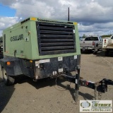 COMPRESSOR, 2015 SULLAIR 375, 375CFM@100PSI,Â TRAILER MOUNTED,Â CAT C4.4