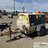 COMPRESSOR, 2006 INGERSOLL RAND MODEL PL85WIR, 4CYL YANMAR DIESEL, TRAILER MOUNTED