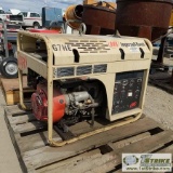 GENERATOR, INGERSOLL RAND G7HE, 7.2KVA, SINGLE PHASE, HONDA 13HP GAS MOTOR