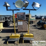 2 EACH. PORTABLE ELECTRIC WORK LIGHTS, HID, 120 VAC.