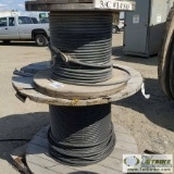 2 SPOOLS. ELECTRICAL CABLE, INCLUDING: 1 SPOOL AMERCABLE GEXOL-125, 3C, 14AWG, SO, APPROX 300FT, 1 S