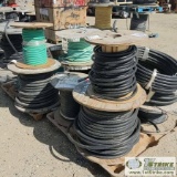 2 PALLETS. MISC ELECTRICAL CALBE, INCLUDING: 1 SPOOL OKONITE 6 SP-OS, 24PR, 16AWG, 4 SPOOLS SINGLE C