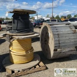 3 SPOOLS. ELECTRICAL CABLE, INCLUDING: 1 SPOOL COLEMAN CABLE, 3C, 2AWG, MINE POWER CABLE, APPROX 150