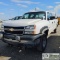 2006 CHEVROLET SILVERADO 2500HD LS, 6.6L DURAMAX, 4X4, CREW CAB, LONG BED. WEBASTO HEAT. PLOW MOUNT