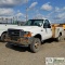 2001 FORD F-350 SUPERDUTY XL, 6.8L TRITON, 4X4, DUALLY, REGULAR CAB, 9FT SERVICE BED. NO TITLE