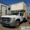 2009 CHEVROLET SILVERADO 3500HD, 6.6L DURAMAX, 4X4, REGULAR CAB, DUALLY, 12FT CAB OVER BOX, WITH TOO