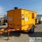 HEATER, EQUIPMENT SOURCE ES-700, 3CYL KUBOTA DIESEL, TRAILER MOUNTED, W/ COLLAPSABLE LIGHT TOWER