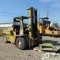 FORKLIFT, CLARK MODEL C5004 100 D, EROPS, 10,000LB CAPACITY, 126 IN LIFT HEIGHT, 4CYL DIESEL, 40 IN