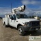 BASKET TRUCK, 2004 FORD F-550 SUPERDUTY XL, 6.8L TRITON, 4X4, DUALLY, EXTENDED CAB, 9FT SERVICE BED