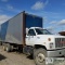 BOX TRUCK, 1992 GMC TOPKICK, CAT 3116 ENGINE, AUTOMATIC TRANSMISSION, TANDEM REAR AXLES, 46000LB GVW