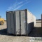 SHIPPING CONTAINER, CONEX TYPE, 40FT STEEL CONSTRUCTION, FLOOR DAMAGE