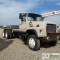 CAB CHASSIS, 1972 FORD 8U807, CAT 1160, MANUAL TRANS, TANDEM REAR AXLES, DAY CAB. UNKNOWN MECHANICAL